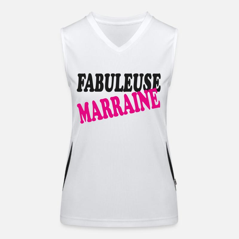 FABULEUSE MARRAINE Débardeur respirant contrasté Femme
