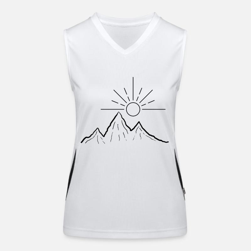 BergSonne Funktionelles Kontrast-Tank Top für Frauen