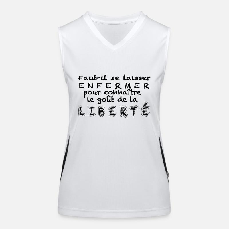 Liberté Débardeur respirant contrasté Femme