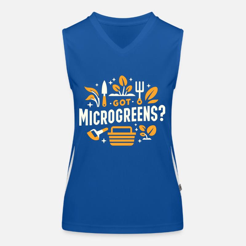 Ich habe Microgreens Funktionelles Kontrast-Tank Top für Frauen