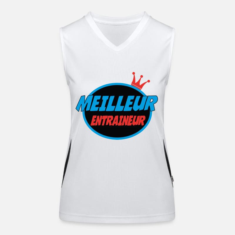 BESTER COACH Funktionelles Kontrast-Tank Top für Frauen