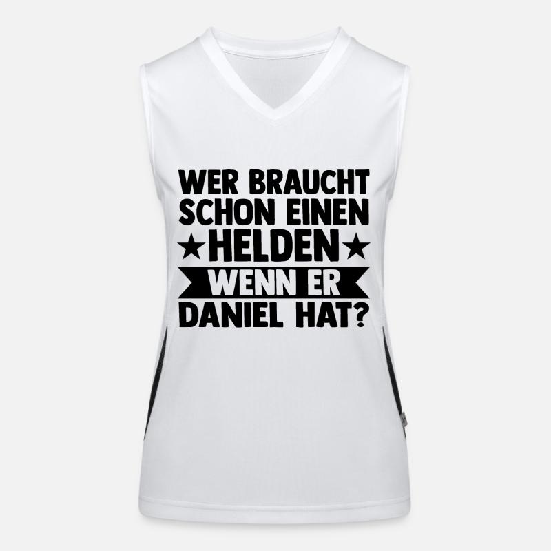 First name Daniel Women's Functional Contrast Tank Top