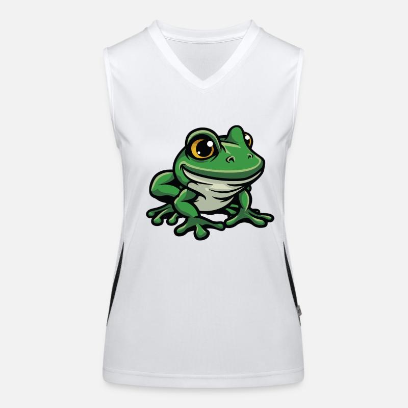 frosch Funktionelles Kontrast-Tank Top für Frauen