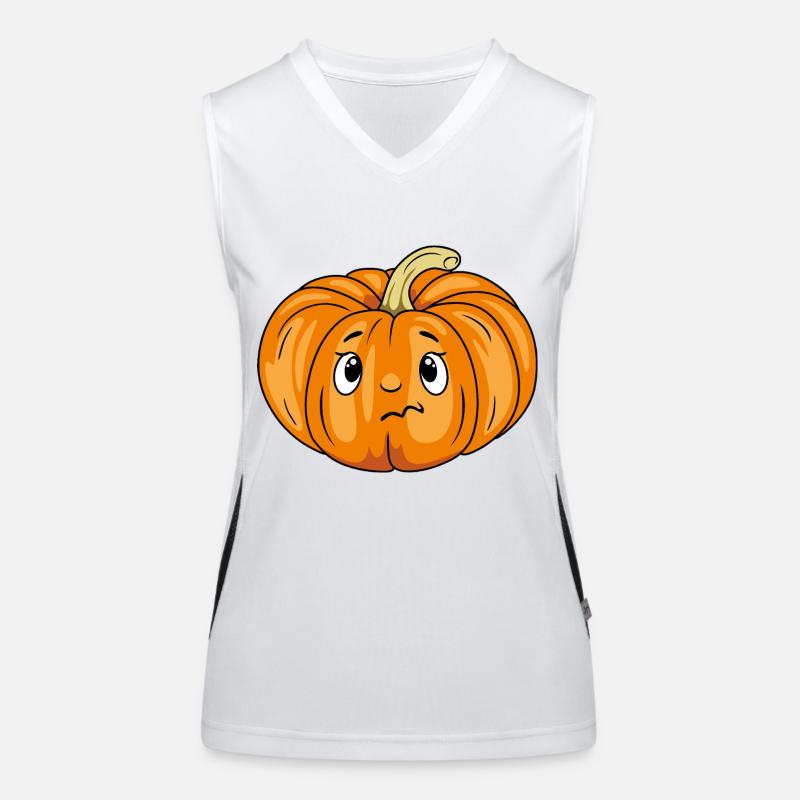 Émotion de citrouille douteuse Débardeur respirant contrasté Femme