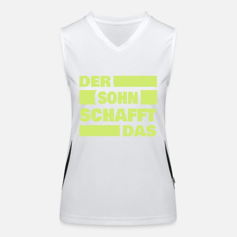 Sohn Funktionelles Kontrast-Tank Top für Frauen