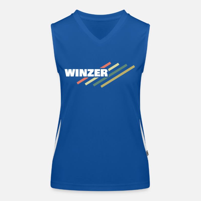 Arbeitsplatz Winzer Funktionelles Kontrast-Tank Top für Frauen