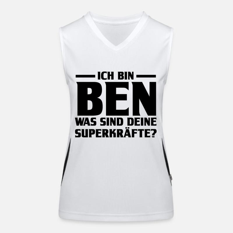 First name Ben Women's Functional Contrast Tank Top