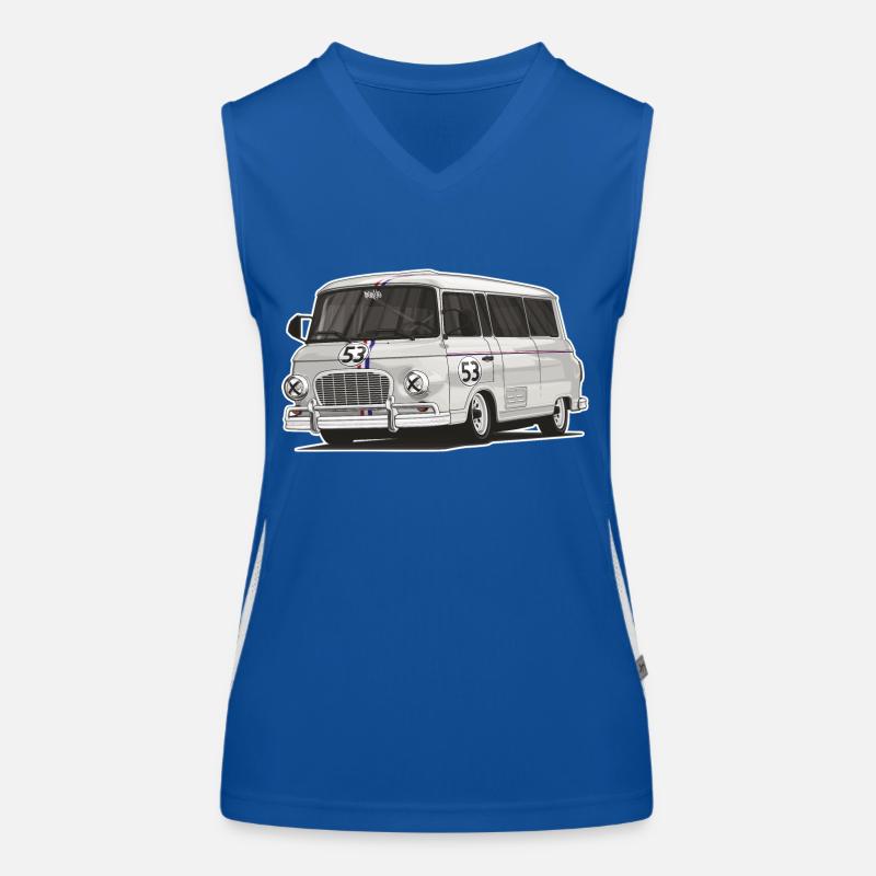 Barkas B1000 // Illustration Funktionelles Kontrast-Tank Top für Frauen