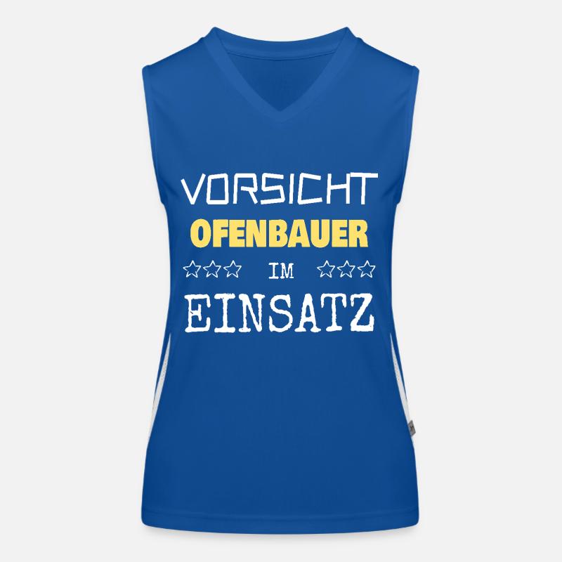 Stove builder as a vocation Women's Functional Contrast Tank Top