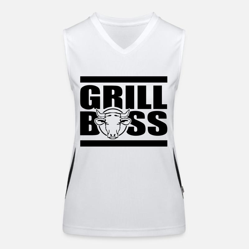 griller Débardeur respirant contrasté Femme