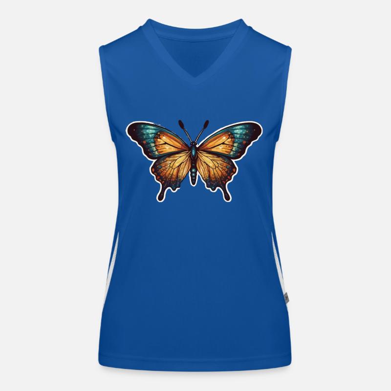 Papillon Débardeur respirant contrasté Femme