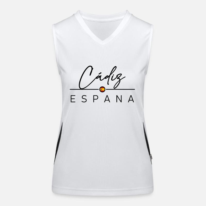 Espagne - Cadix - Cadix - Espagne - España Débardeur respirant contrasté Femme