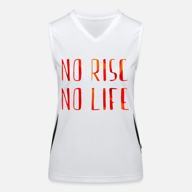 Pas de RISC pas de vie Débardeur respirant contrasté Femme