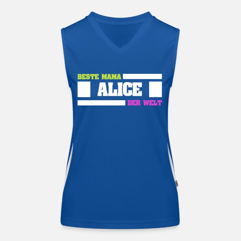 Geschenk für Alice Funktionelles Kontrast-Tank Top für Frauen