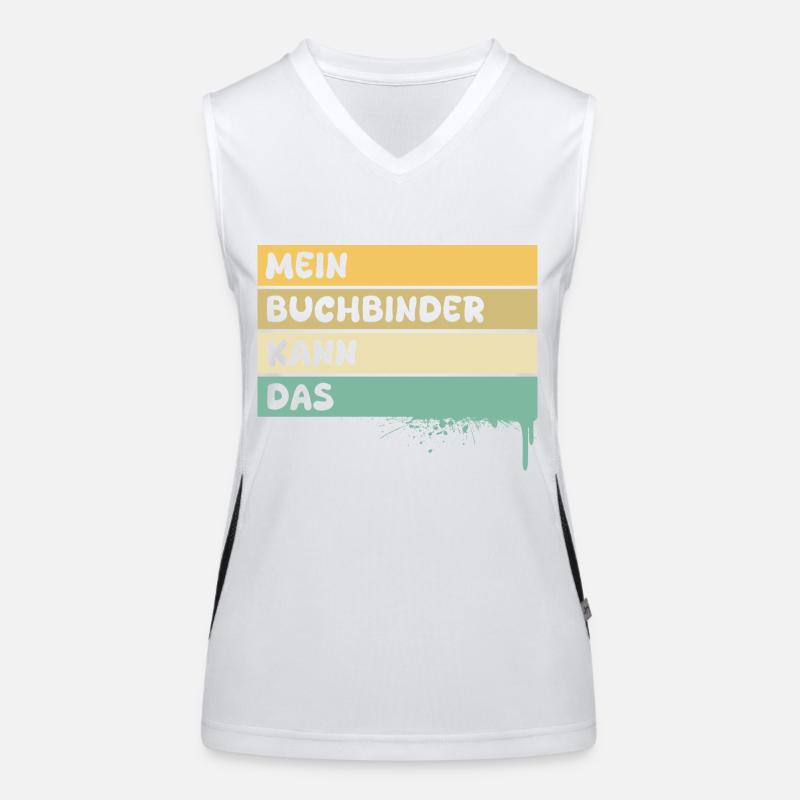 Buchbinder Funktionelles Kontrast-Tank Top für Frauen