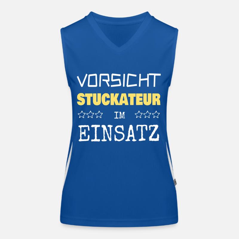 Gift for plasterer Women's Functional Contrast Tank Top