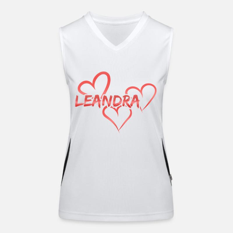 Leandra as Leandra Women's Functional Contrast Tank Top