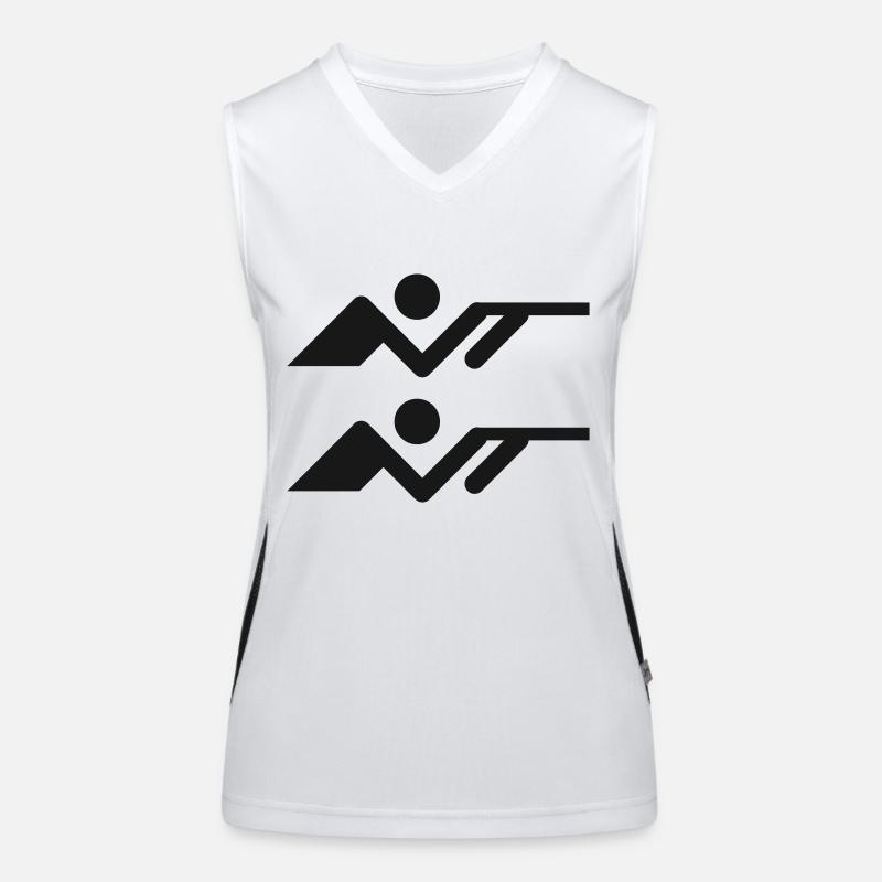 Schiessen Funktionelles Kontrast-Tank Top für Frauen