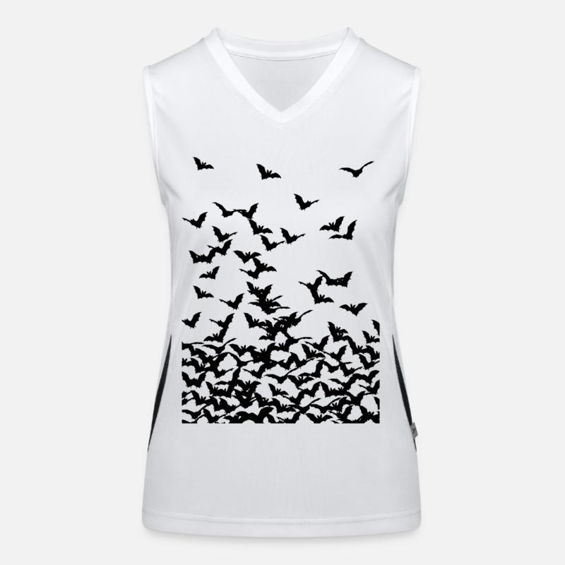 Bats Funktionelles Kontrast-Tank Top für Frauen