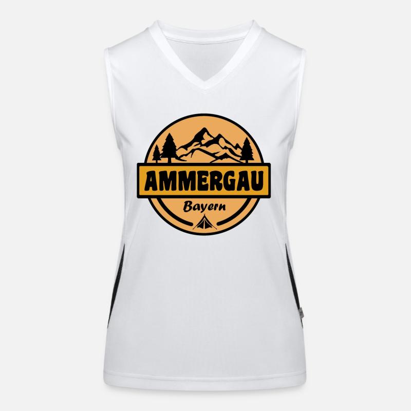 Ammergau Funktionelles Kontrast-Tank Top für Frauen