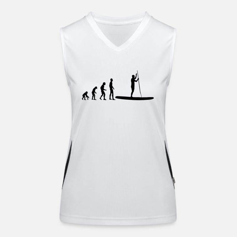 Évolution du Stand Up Paddle Débardeur respirant contrasté Femme