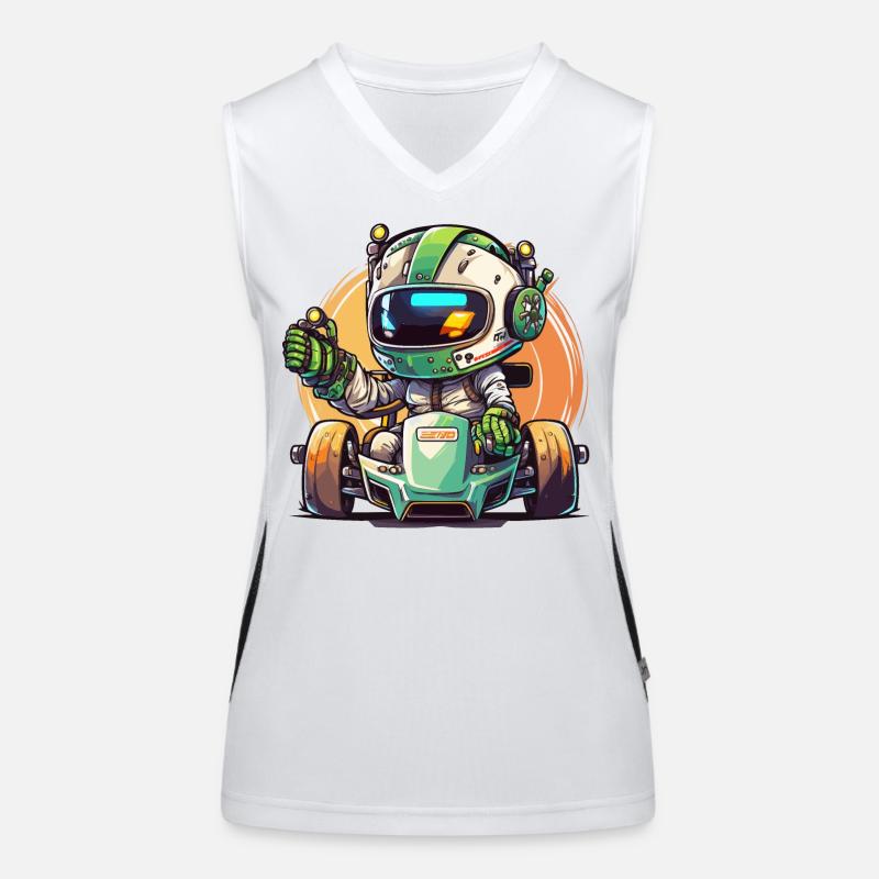 Racebot Débardeur respirant contrasté Femme