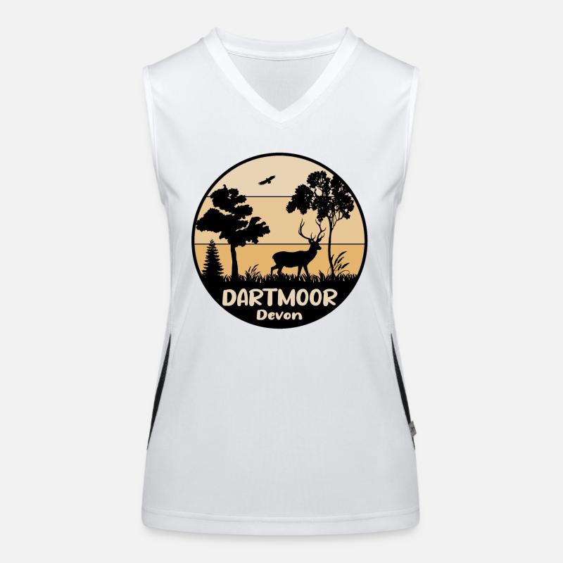 Dartmoor Devon Funktionelles Kontrast-Tank Top für Frauen