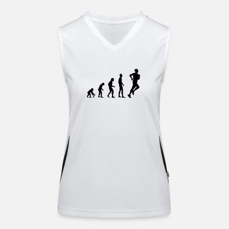 Running Evolution Jogging Joggers Women's Functional Contrast Tank Top