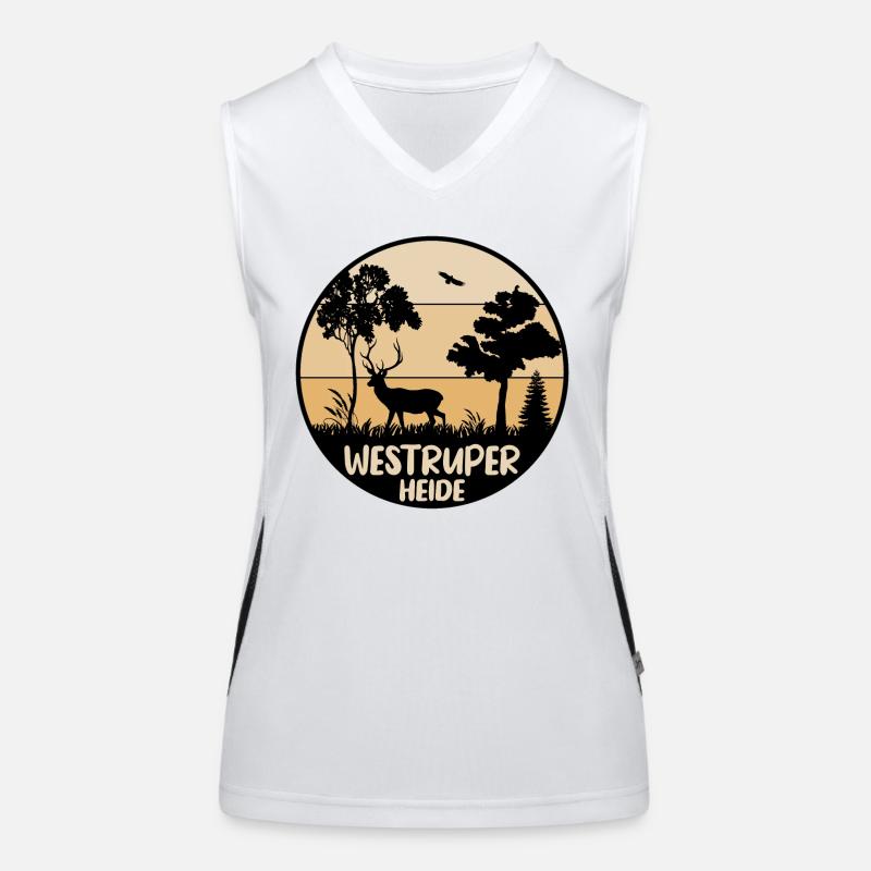 Westruper Heide Funktionelles Kontrast-Tank Top für Frauen