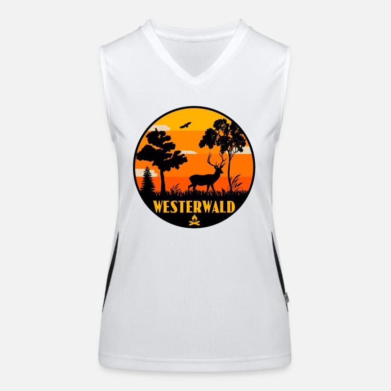 Westerwald Funktionelles Kontrast-Tank Top für Frauen