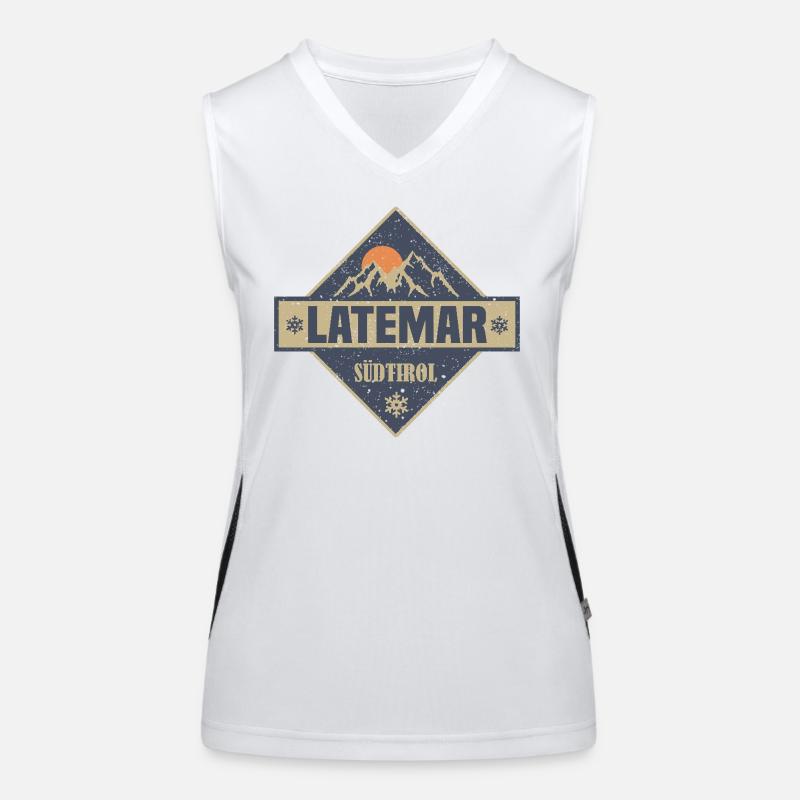 Latemar Women's Functional Contrast Tank Top