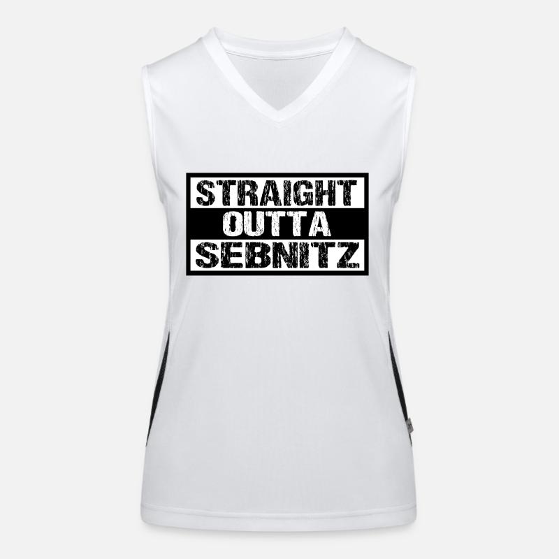 Sebnitz Funktionelles Kontrast-Tank Top für Frauen