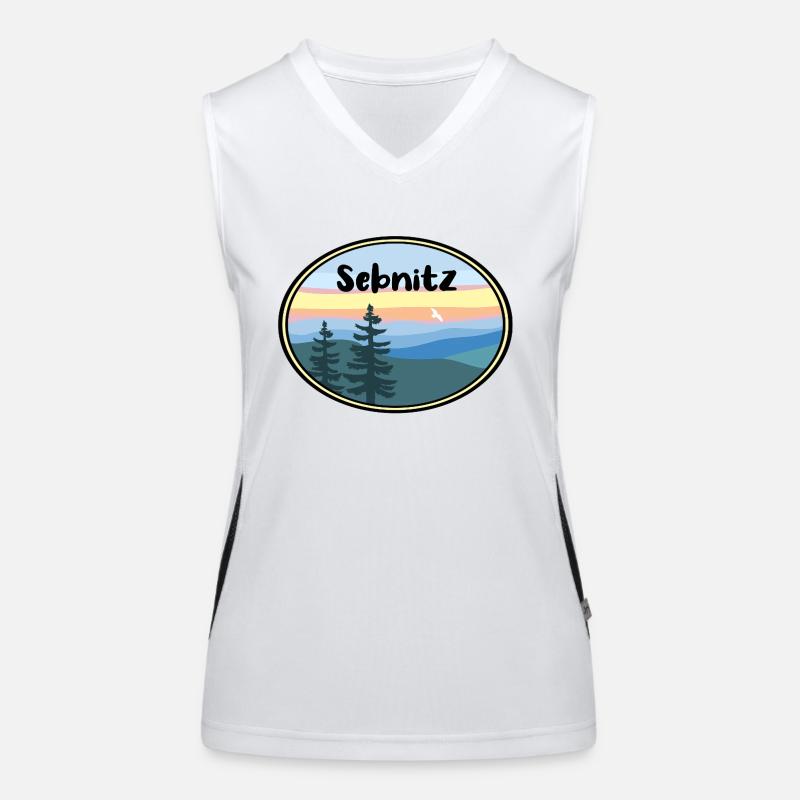 Sebnitz Funktionelles Kontrast-Tank Top für Frauen