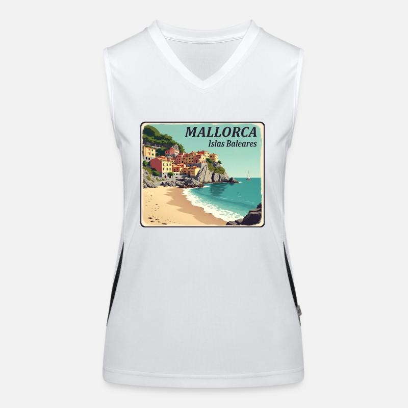Mallorca Funktionelles Kontrast-Tank Top für Frauen