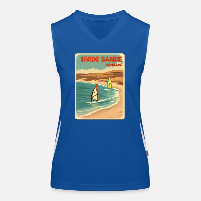 Hvide Sande, alternativement, Danemark Débardeur respirant contrasté Femme