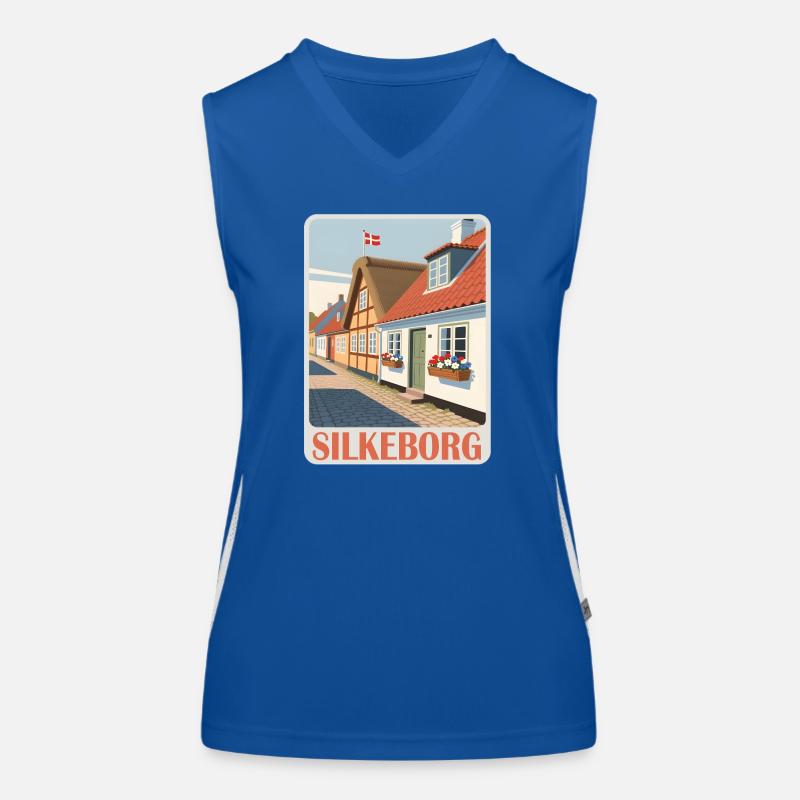Silkeborg Dänemark Funktionelles Kontrast-Tank Top für Frauen