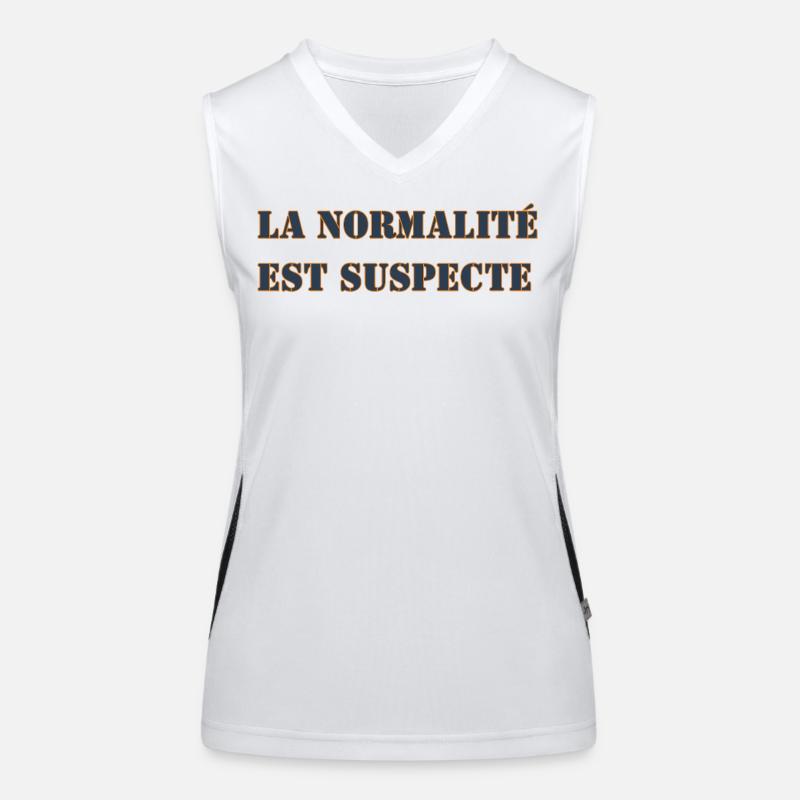 NORMALITY IS SUSPECT Women's Functional Contrast Tank Top