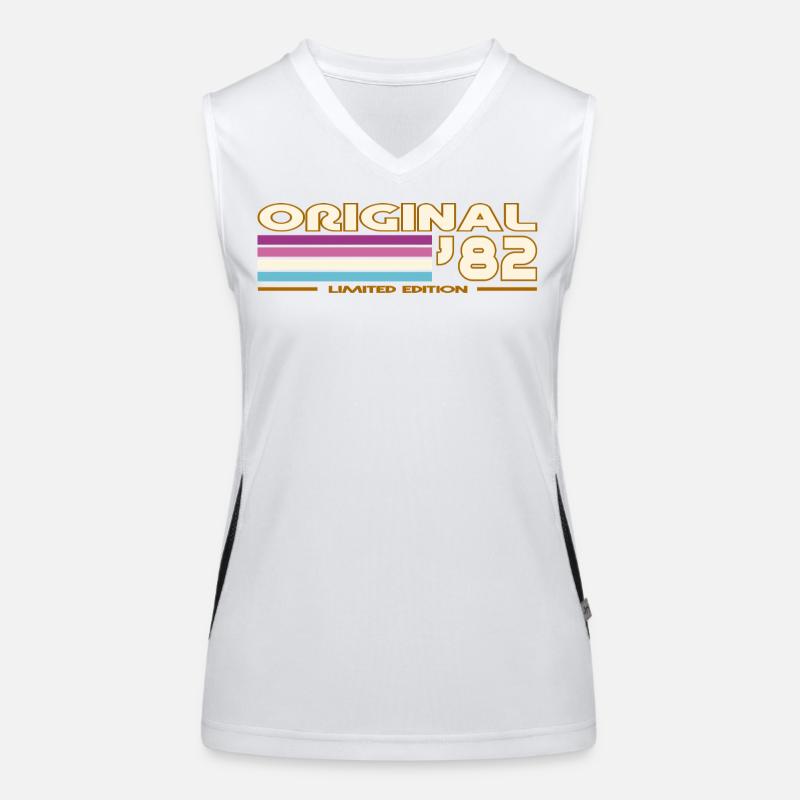 1982 Funktionelles Kontrast-Tank Top für Frauen