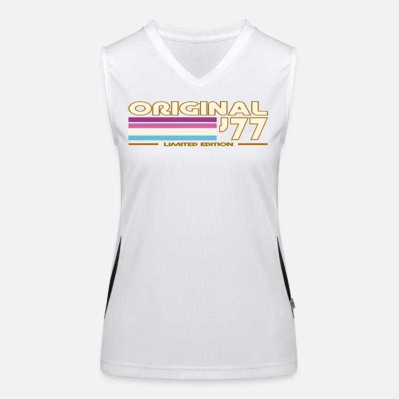 1977 Funktionelles Kontrast-Tank Top für Frauen