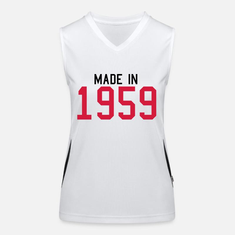 1959 Funktionelles Kontrast-Tank Top für Frauen