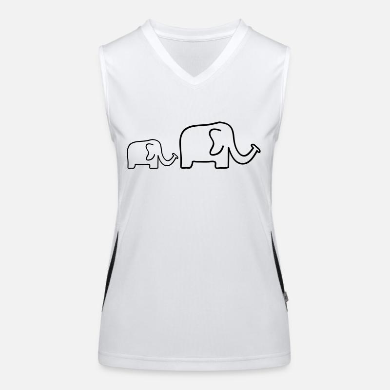 éléphant Débardeur respirant contrasté Femme