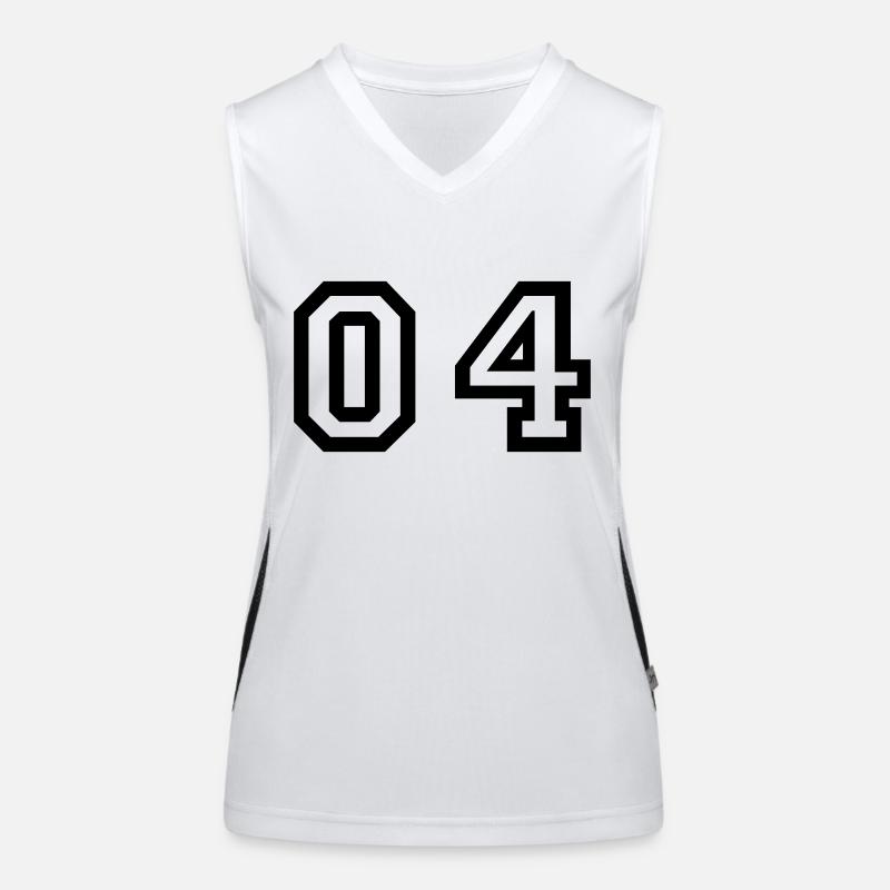 Nummer - 04 - Null vier Funktionelles Kontrast-Tank Top für Frauen