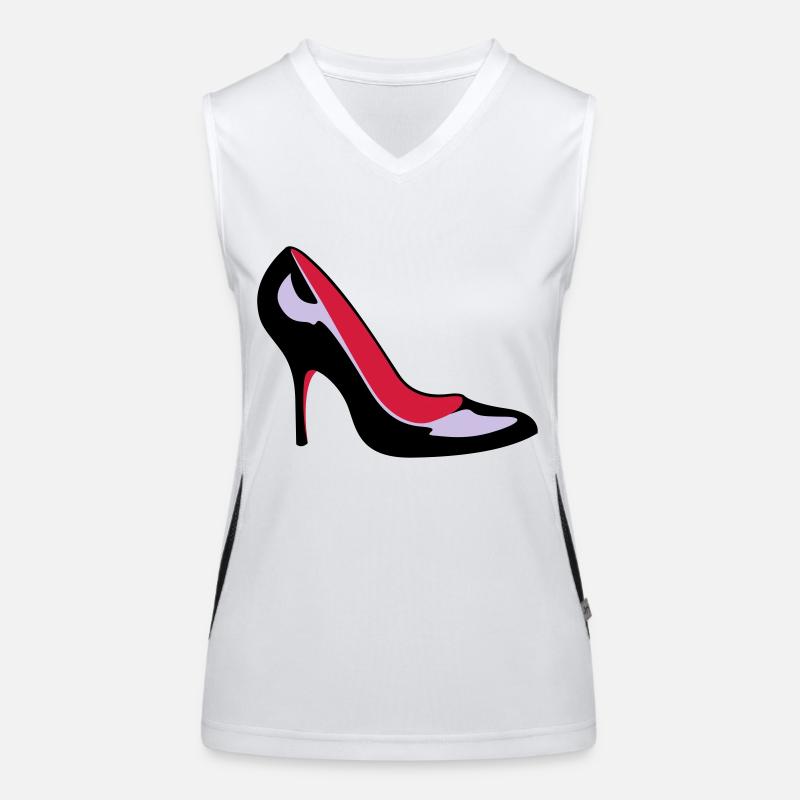 Shoe2 Débardeur respirant contrasté Femme