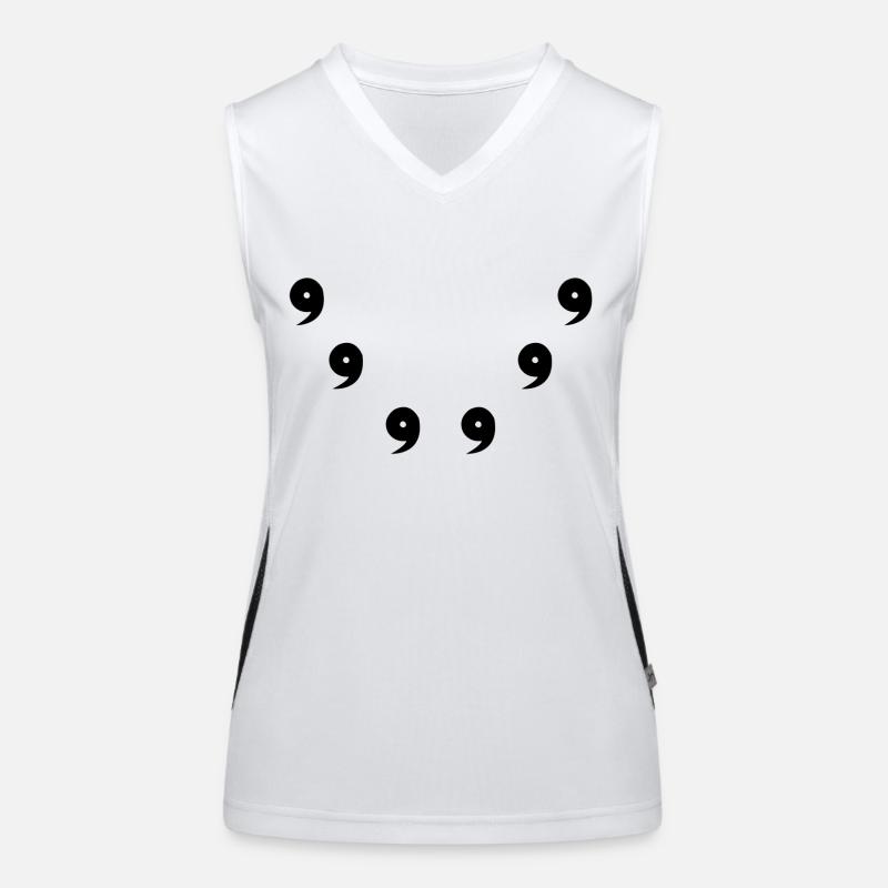 Sage Symbols (front) Débardeur respirant contrasté Femme