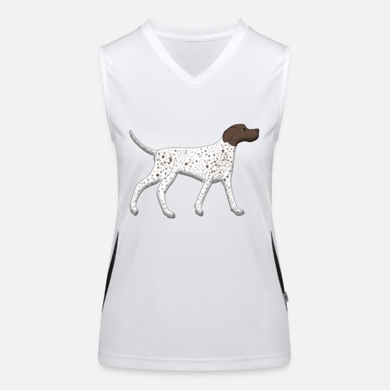 Pointers run Women's Functional Contrast Tank Top