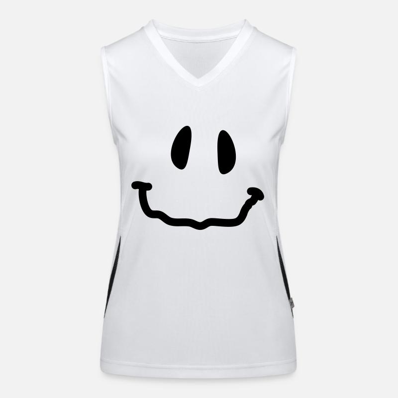 smiley_1c Women's Functional Contrast Tank Top