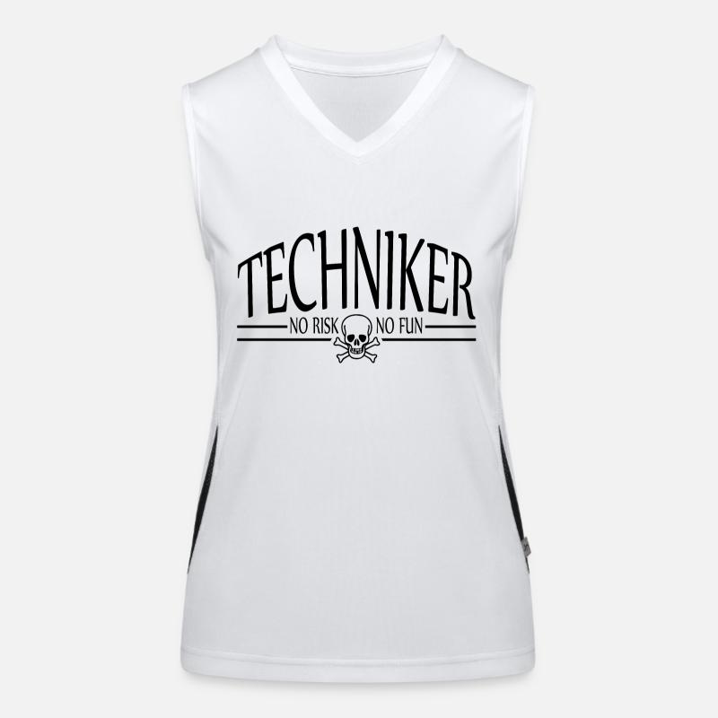 Techniker Funktionelles Kontrast-Tank Top für Frauen
