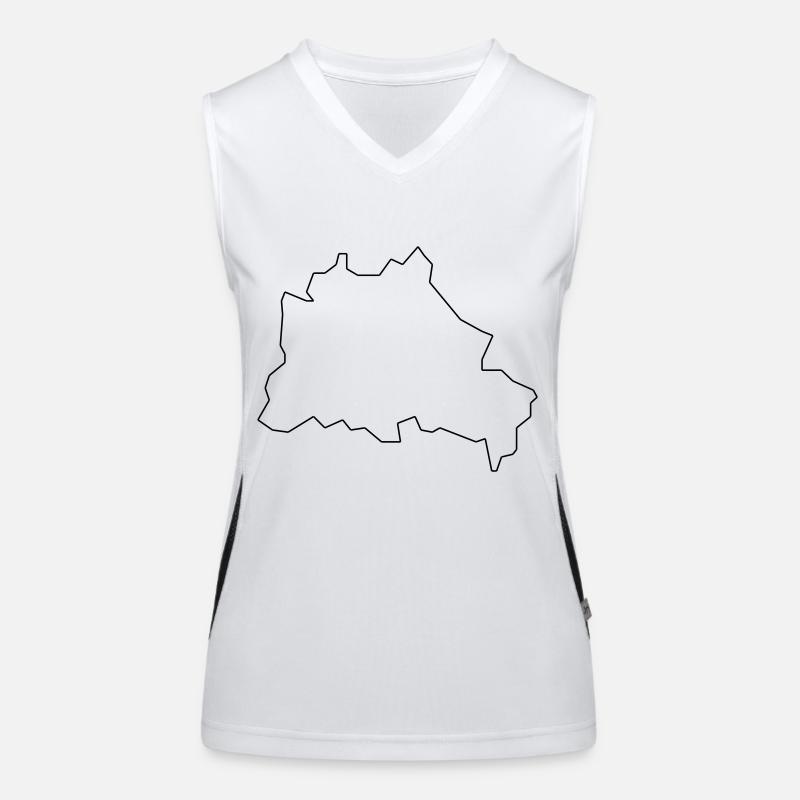 Berlin Débardeur respirant contrasté Femme