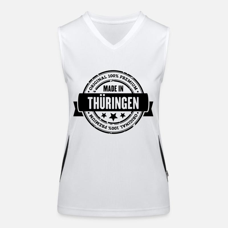 Made in Thüringen Funktionelles Kontrast-Tank Top für Frauen