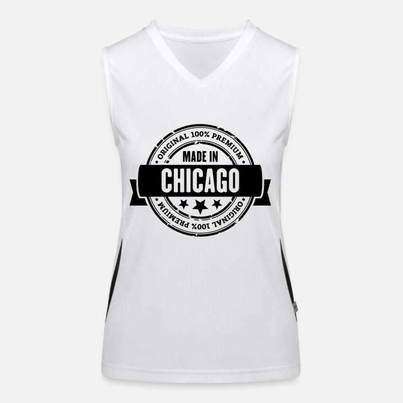 Made in Chicago Funktionelles Kontrast-Tank Top für Frauen